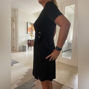 Black michael kors wrap dress